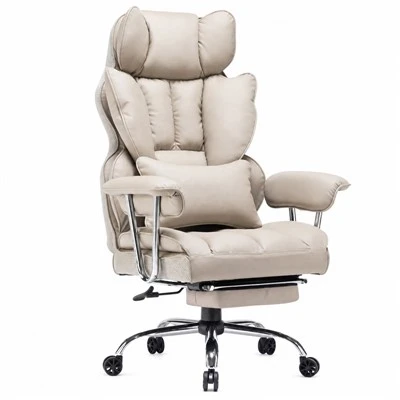 Kursi Kantor Eksekutif Berbaring Ergonomis dengan Pijakan Kaki